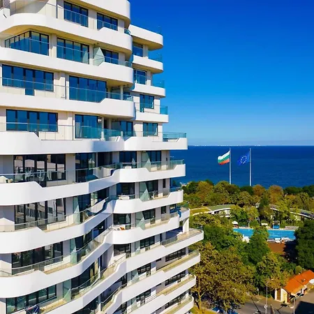 Cosy Sea View With Terrace 2 Min From Lazur Apartment Burgas