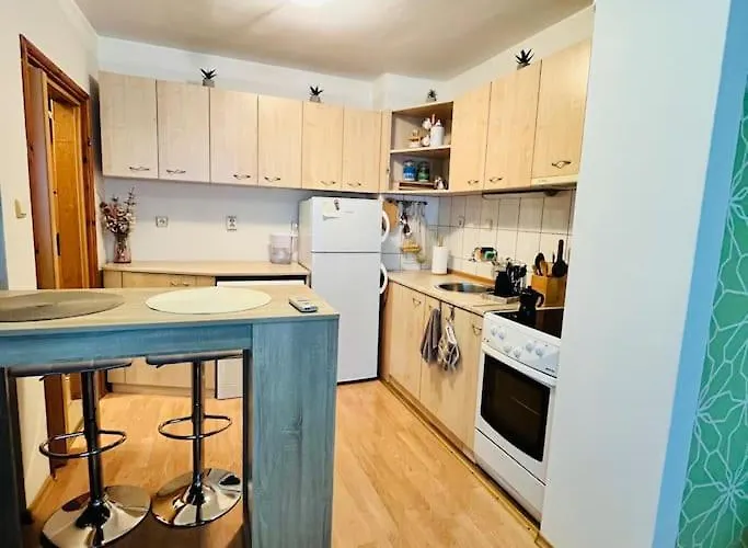 아파트 Cosy Sea View With Terrace 2 Min From Lazur 부르가스